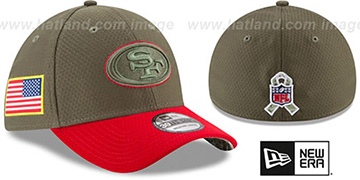 san francisco 49ers salute to service hat