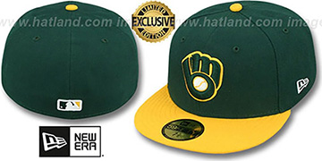 brewers green hats