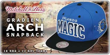 Gradient-Arch Snapback Hats
