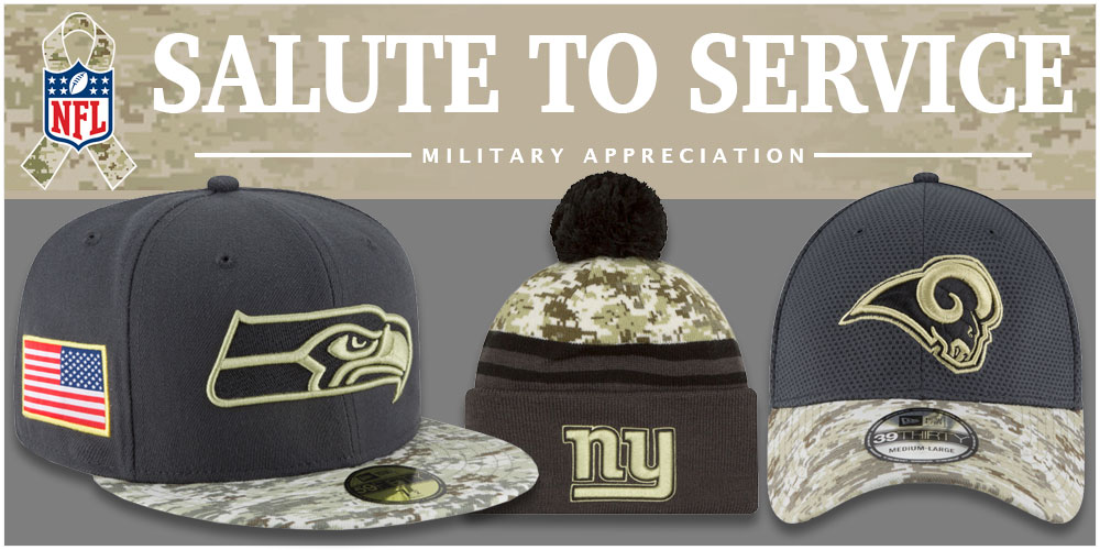 nfl salute to service hats