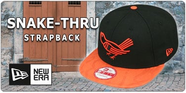 SNAKE-THRU Strapback Hats