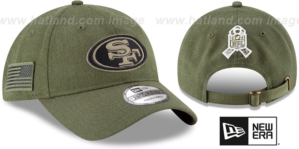 san francisco 49ers salute to service hat