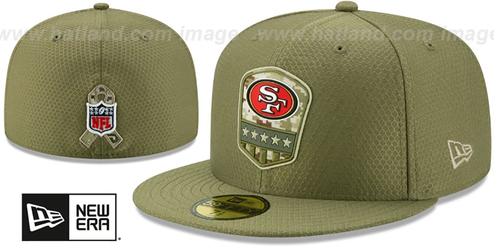 49ers salute to service 2020 hat