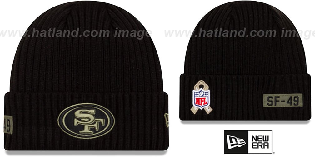 49ers salute to service beanie