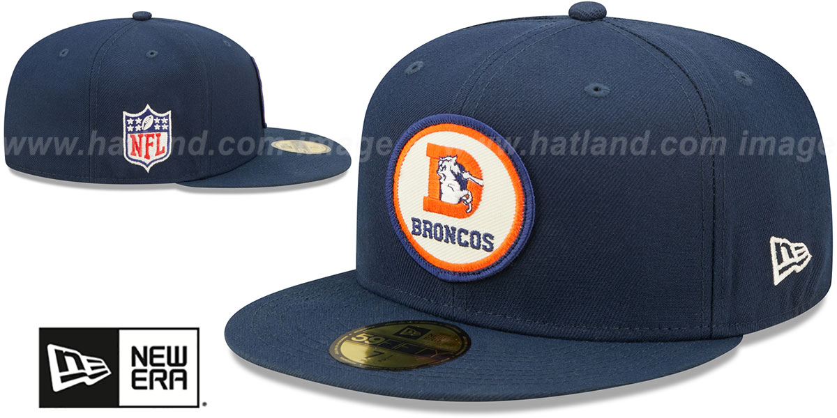 broncos hats throwback