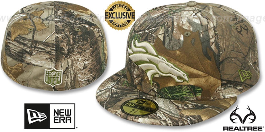 denver broncos camo hat