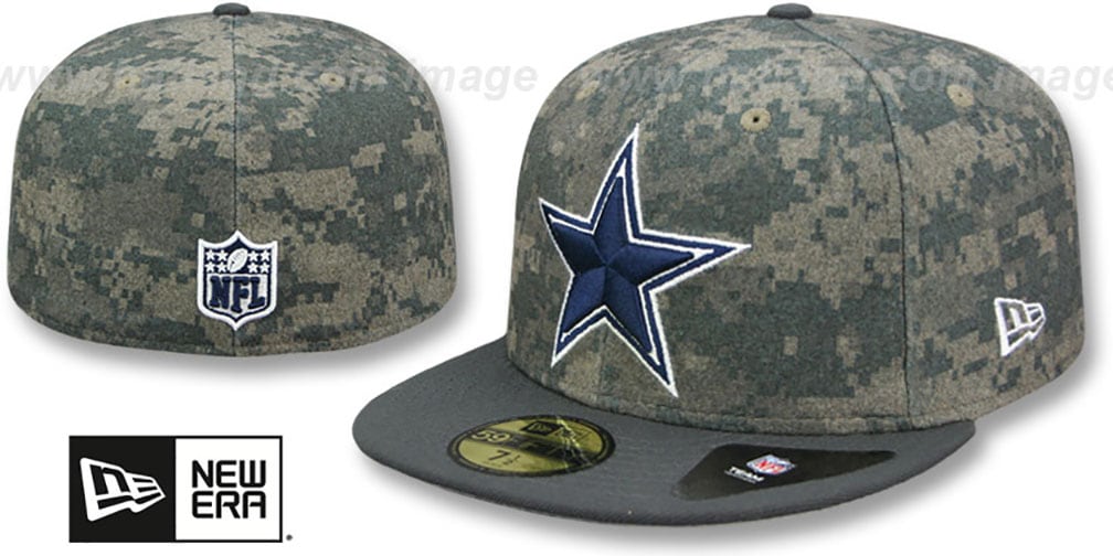 dallas cowboys camo cap