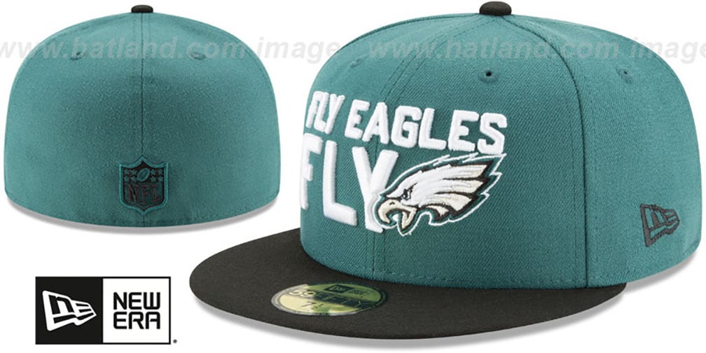 Philadelphia Eagles 2018 SPOTLIGHT Green-Black Fitted Hat