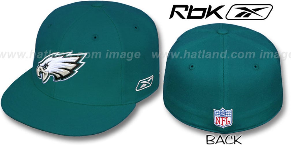 Philadelphia Eagles COACHES Green Fitted Hat by Reebok