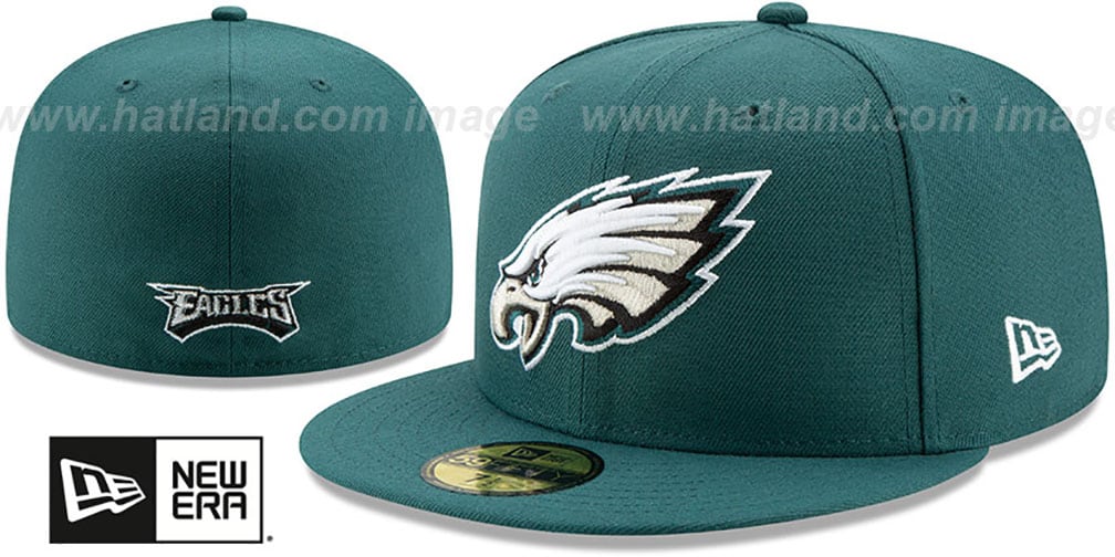 Philadelphia Eagles NFL TEAM-BASIC Green Fitted Hat