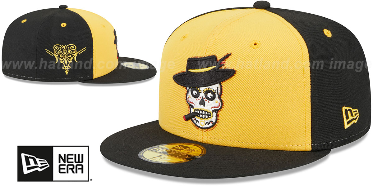 Inland Empire 66ers THEME NIGHT Gold-Black Fitted Hat