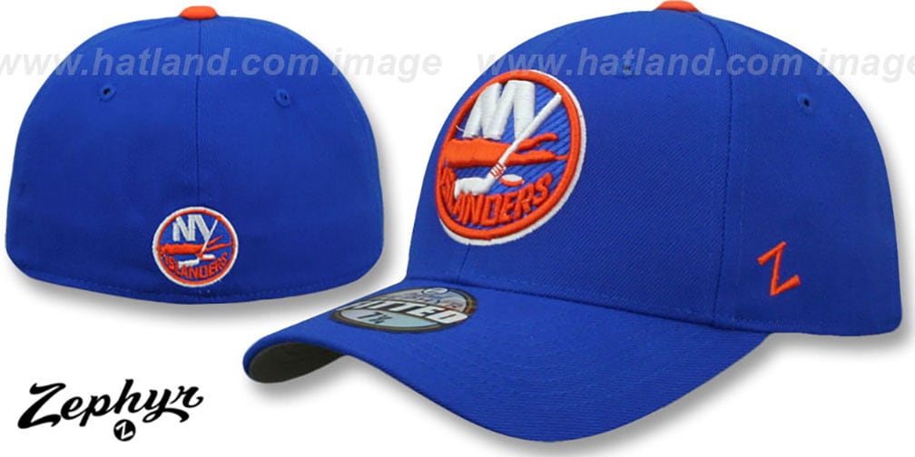 New York Islanders SHOOTOUT Royal Fitted Hat by Zephyr