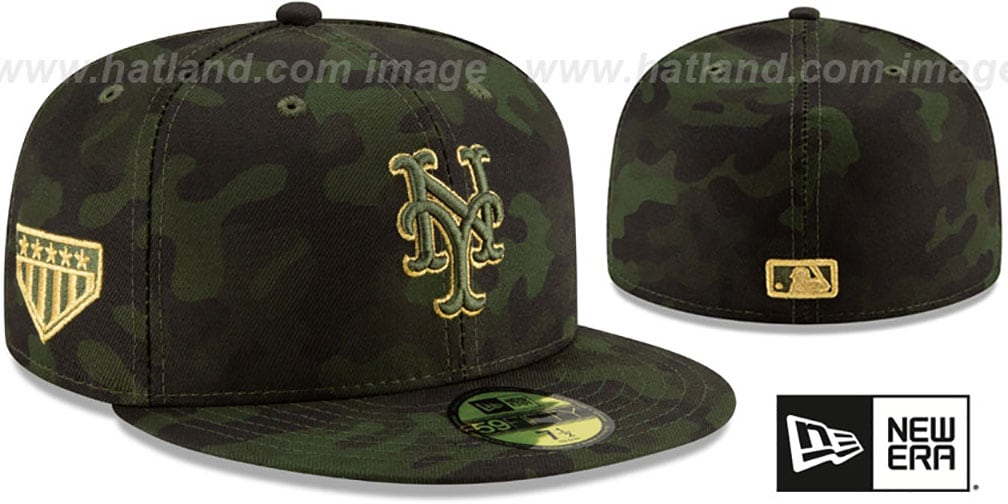 New York Mets 2019 ARMED FORCES STARS N STRIPES Hat