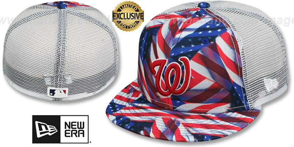 washington nationals mesh hat