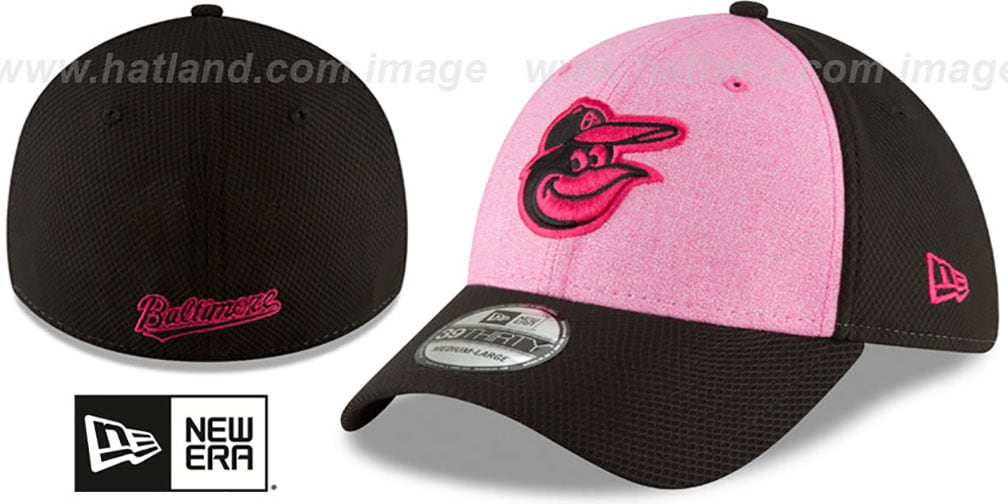 Baltimore Orioles 2018 MOTHERS DAY FLEX Pink-Black Hat