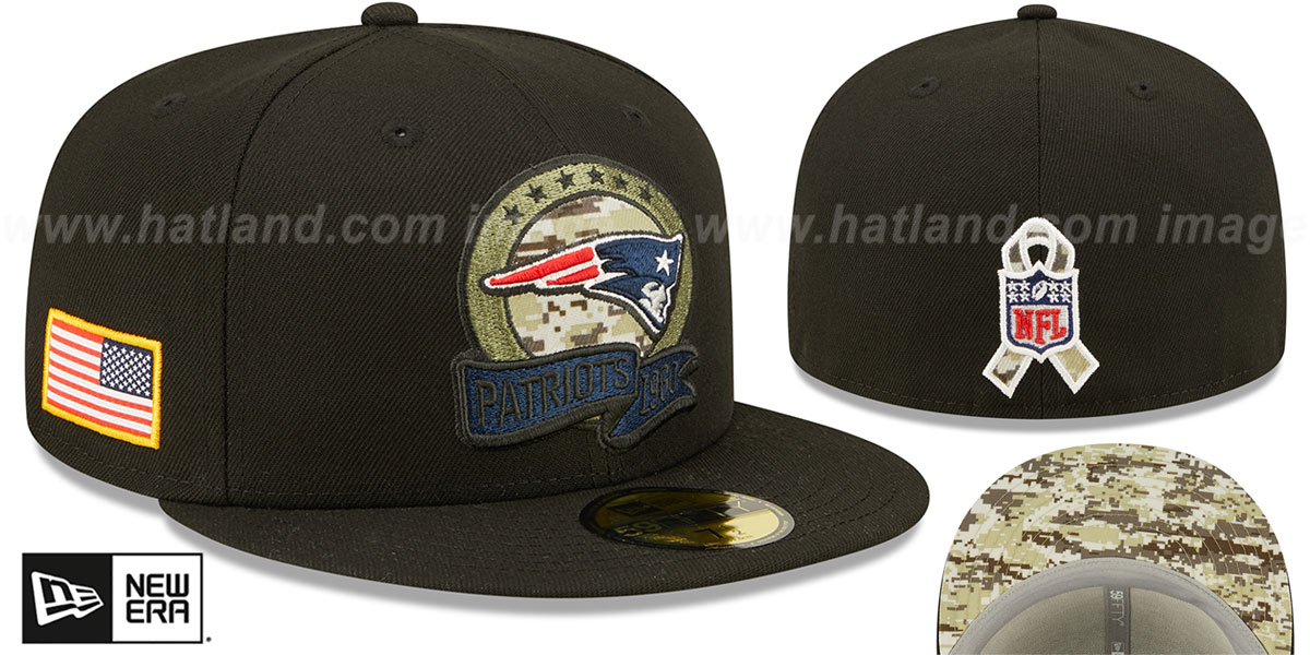 patriots salute to service winter hat