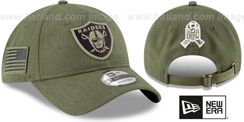 raiders salute to service hat