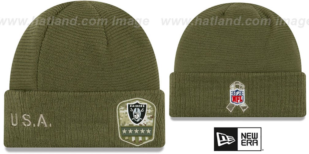 raiders salute to service hat