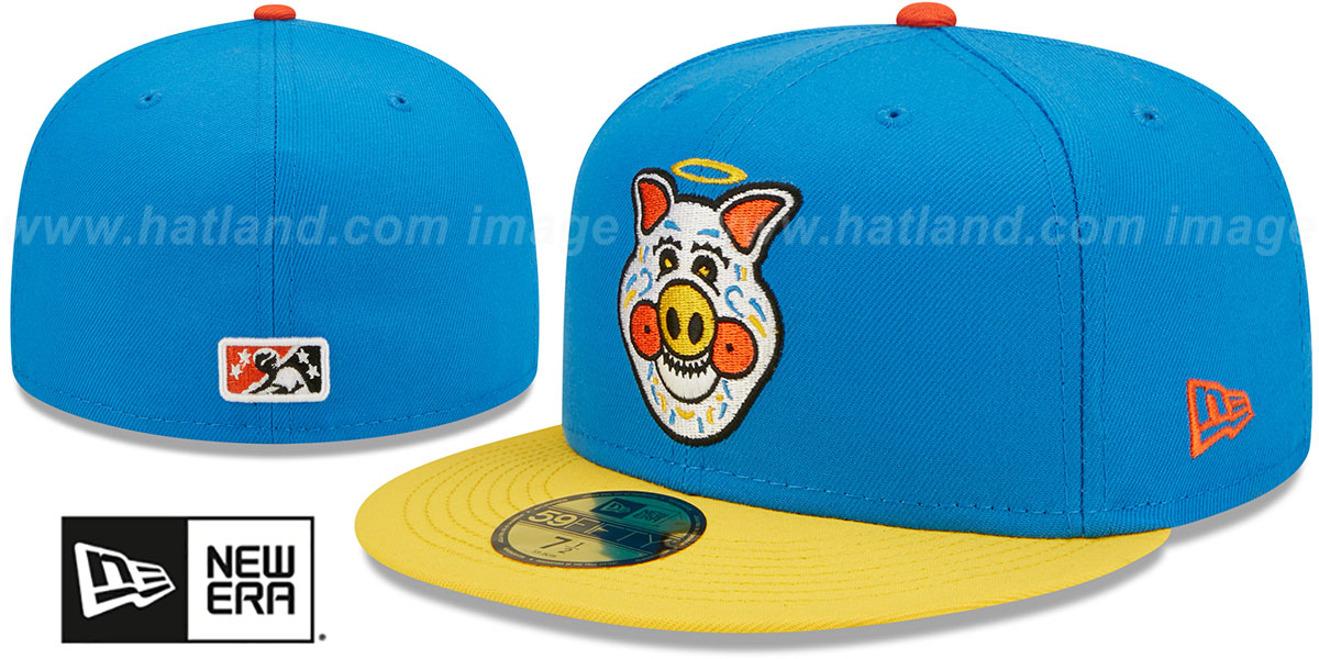 St Paul Saints Copa Blue Yellow Fitted Hat By New Era