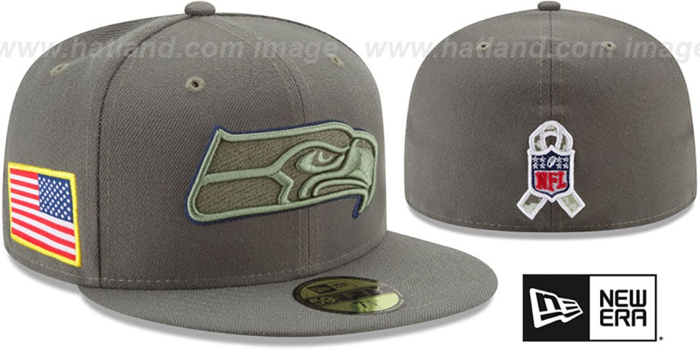 seattle seahawks salute to service hat