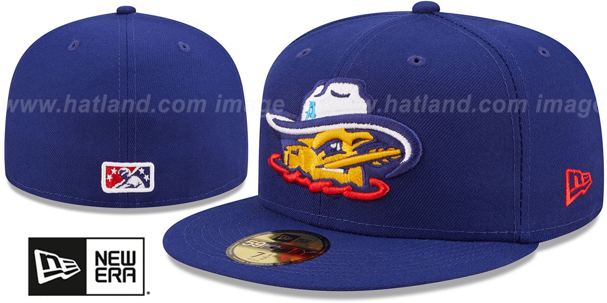 Amarillo Sod Poodles MILB ONFIELD GAME Royal Fitted Hat