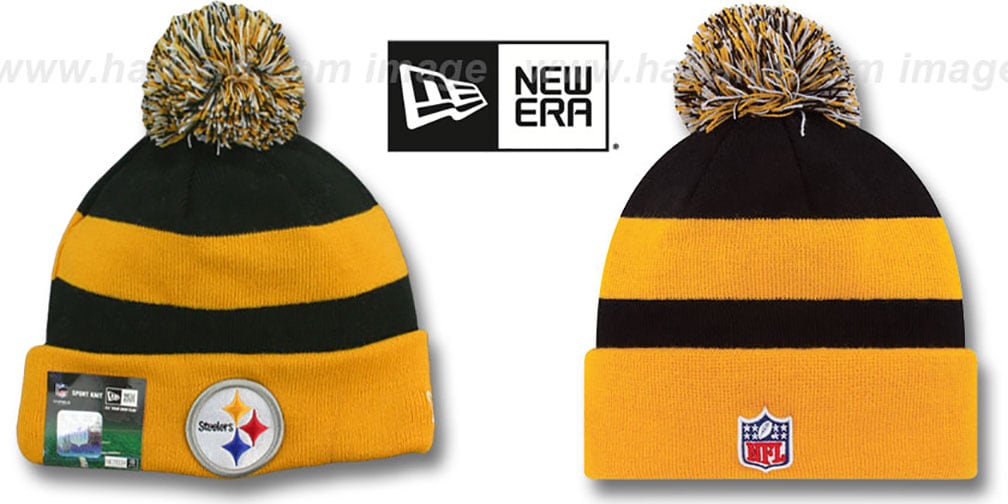 Pittsburgh Steelers STADIUM Knit Beanie Hat By New Era