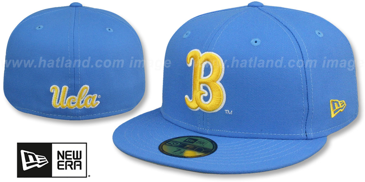 UCLA NCAA TEAM-BASIC Blue Fitted Hat By New Era