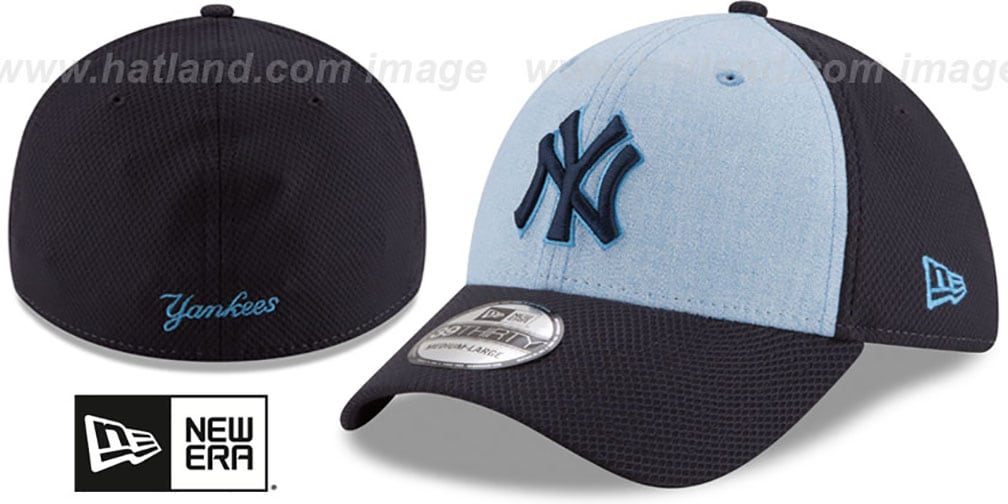 New York Yankees 2018 FATHERS DAY FLEX Sky-Navy Hat