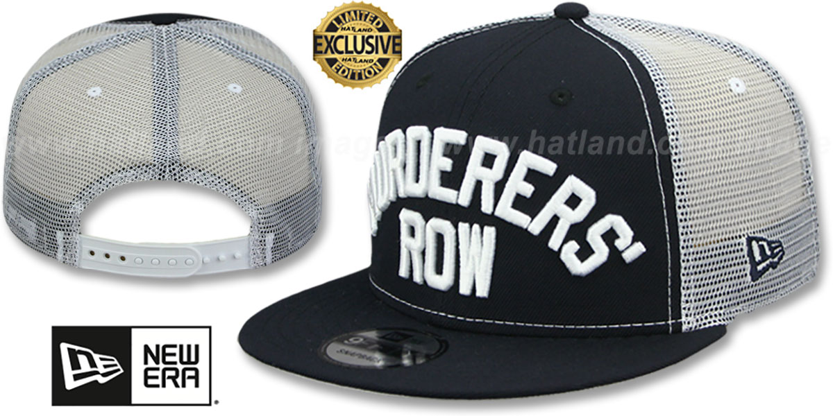 New York Yankees Murderers Row Mesh-back Snapback Navy-white Hat