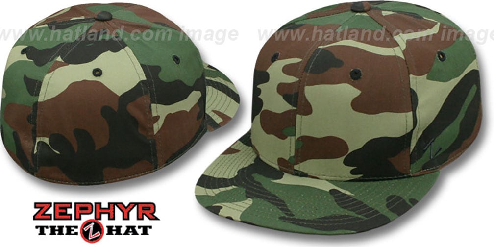 Zephyr BLANK CAMO Army Fitted Hat