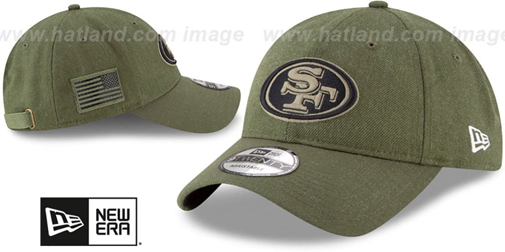 49ers salute to service 2020 hat