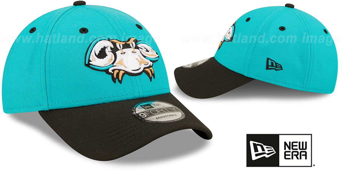 Bowie Baysox COPA STRAPBACK Teal-Black Hat by New Era