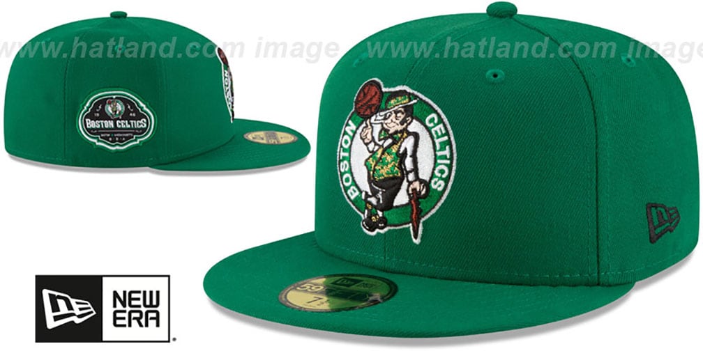 Boston Celtics TEAM-SUPERB Green Fitted Hat By New Era