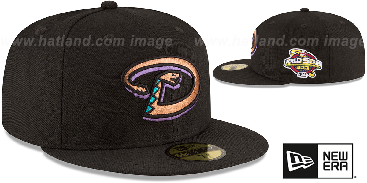 Arizona Diamondbacks WORLD SERIES SIDE PATCH Fitted Hat