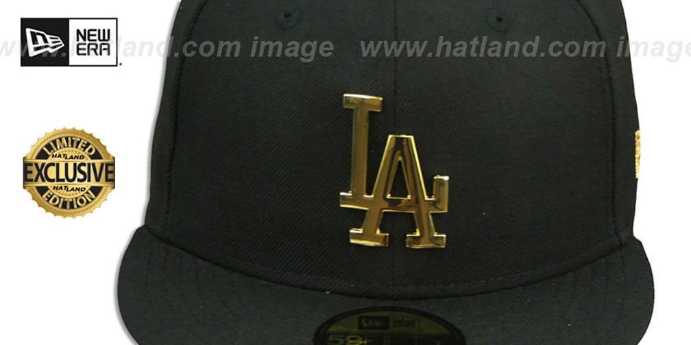 dodgers gold world series hat