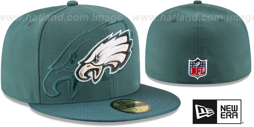 Philadelphia Eagles STADIUM SHADOW Green Fitted Hat