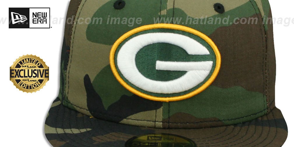 green bay packers camo hat