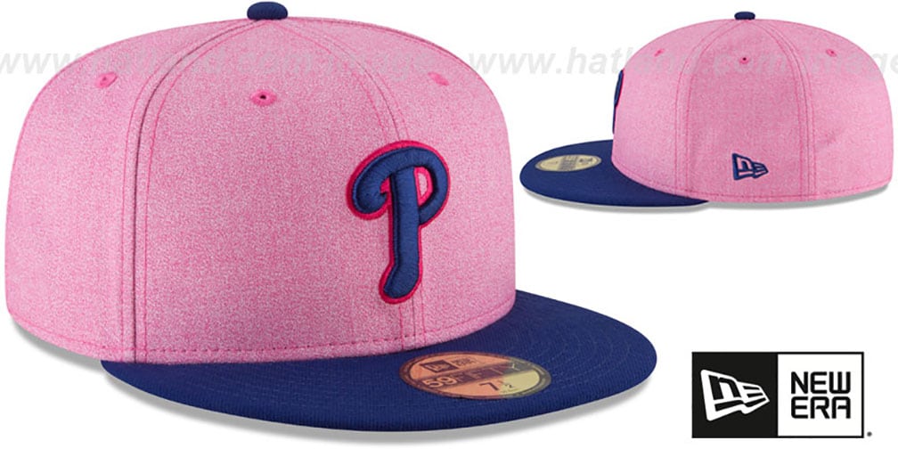 Philadelphia Phillies 2018 MOTHERS DAY Pink-Royal Fitted Hat