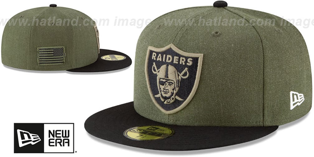 raiders salute to service hat