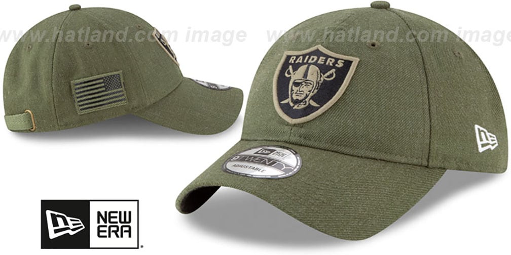 raiders salute to service hat