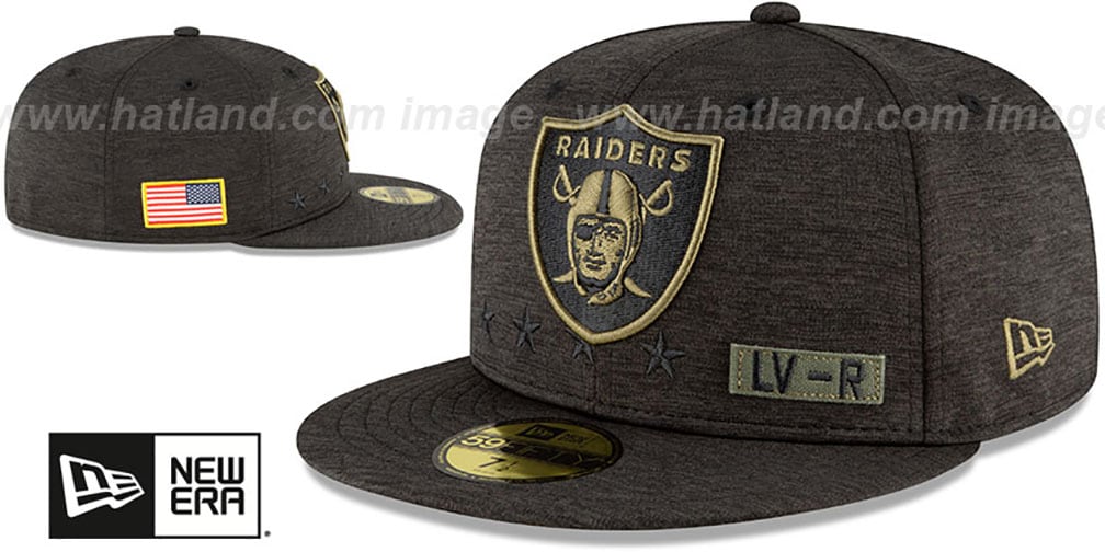 raiders salute to service hat