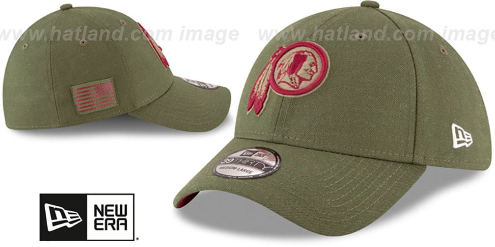 salute to service redskins hat