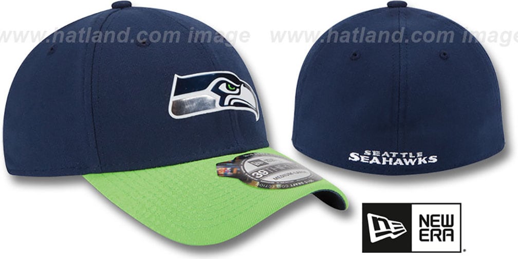 Seattle Seahawks 2015 NFL DRAFT FLEX Hat by New Era