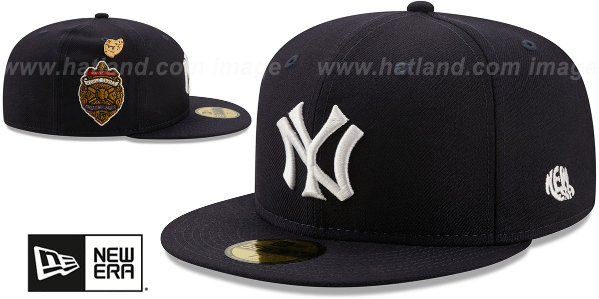 New York Yankees 1927 LOGO-HISTORY Navy Fitted Hat