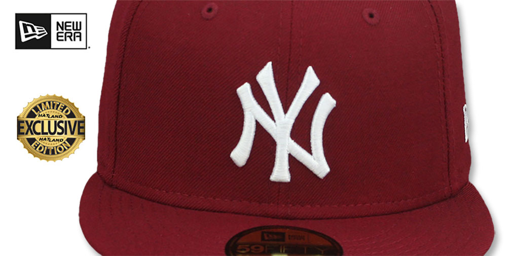 burgundy new york yankees hat