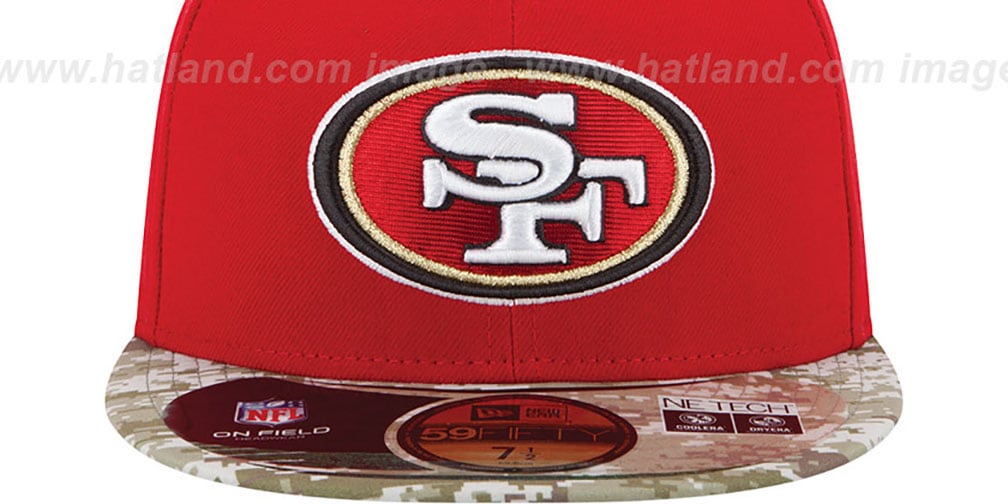 49ers salute to service 2020 hat