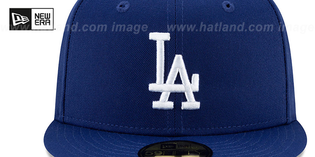 Los Angeles Dodgers 7X WORLD SERIES CHAMPIONS Royal Fitted Hat