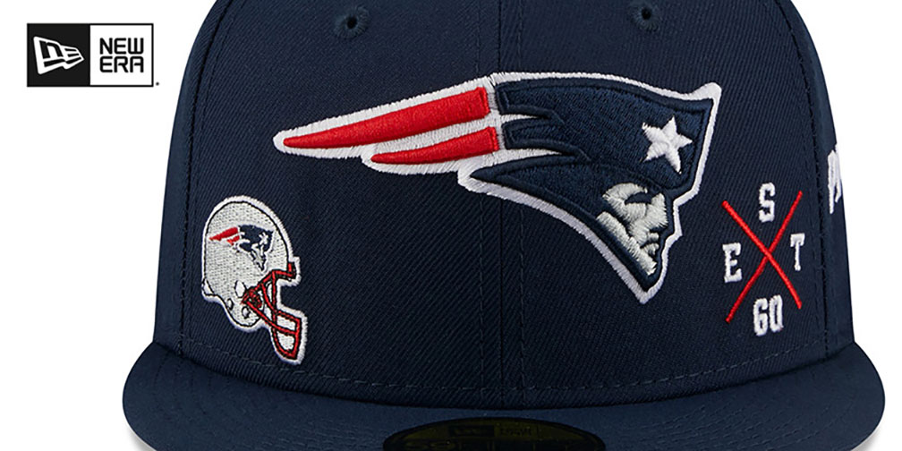 patriots fitted hats new era