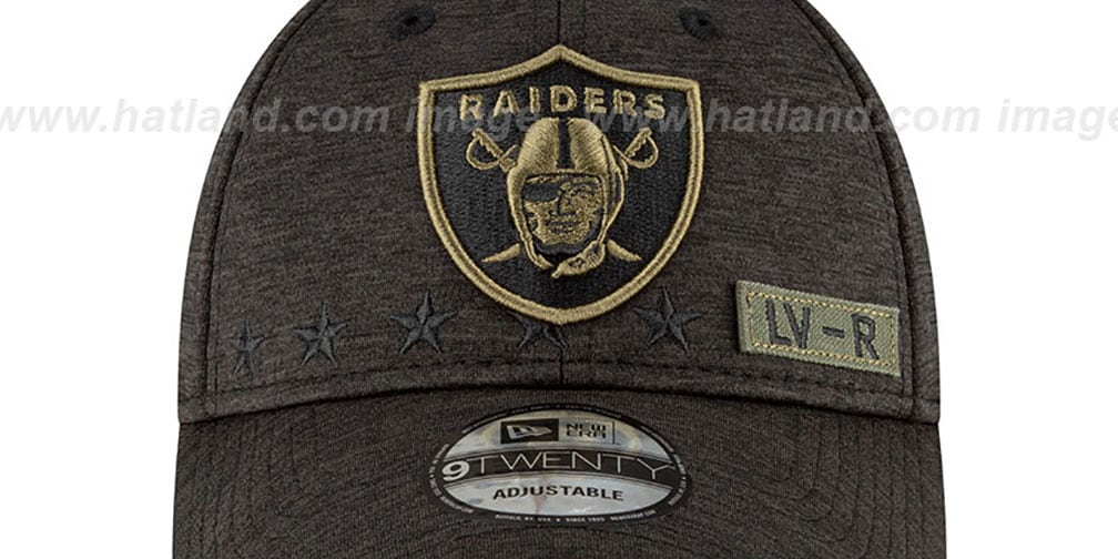 raiders salute to service hat