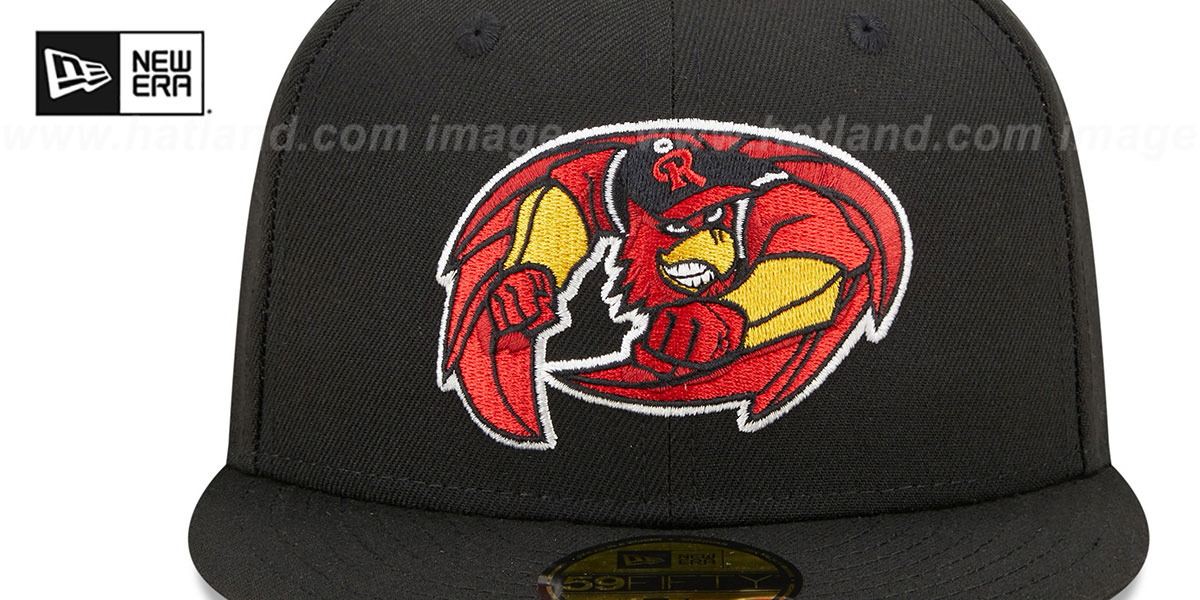 Rochester Red Wings MILB MARVEL DEFENDERS Black Fitted Hat